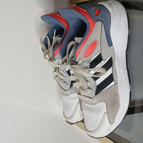 Adidas chaos solar red cloud foam sneakers size mens 8 - Picture 3 of 14